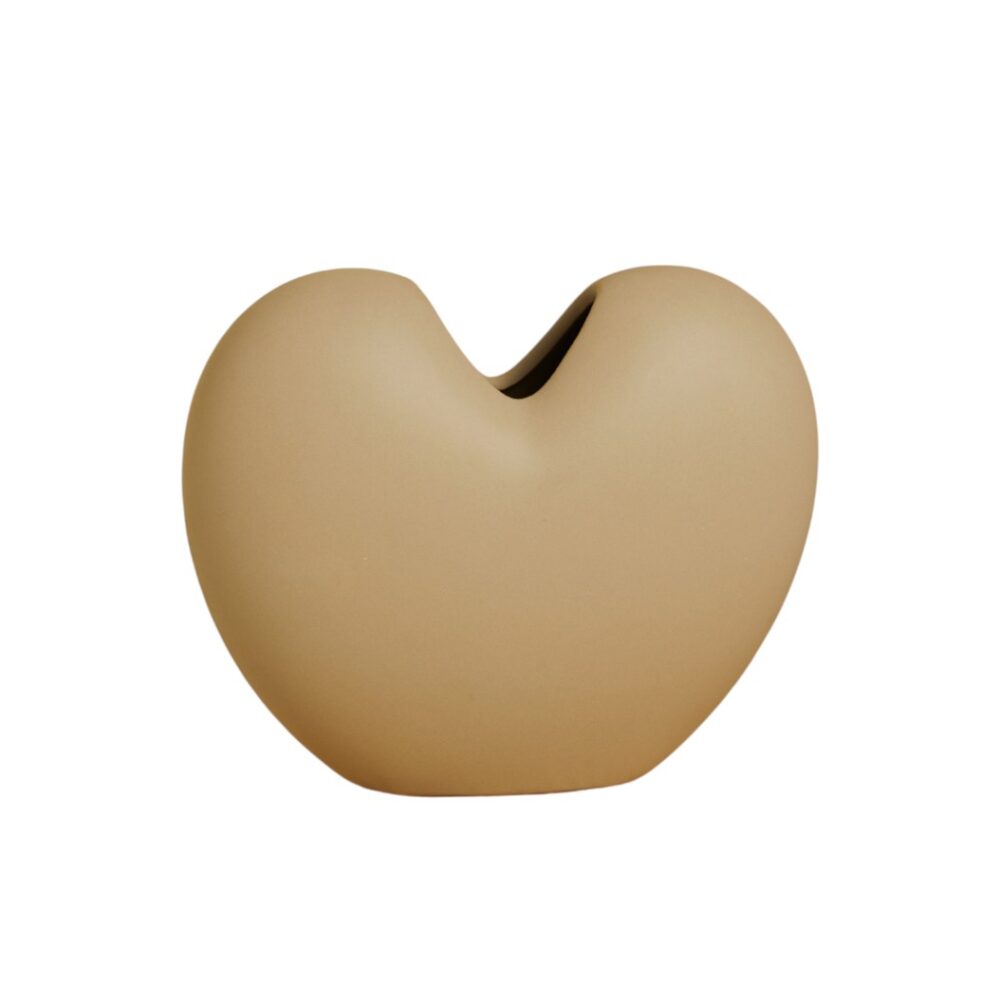 vaso portafiori forma cuore