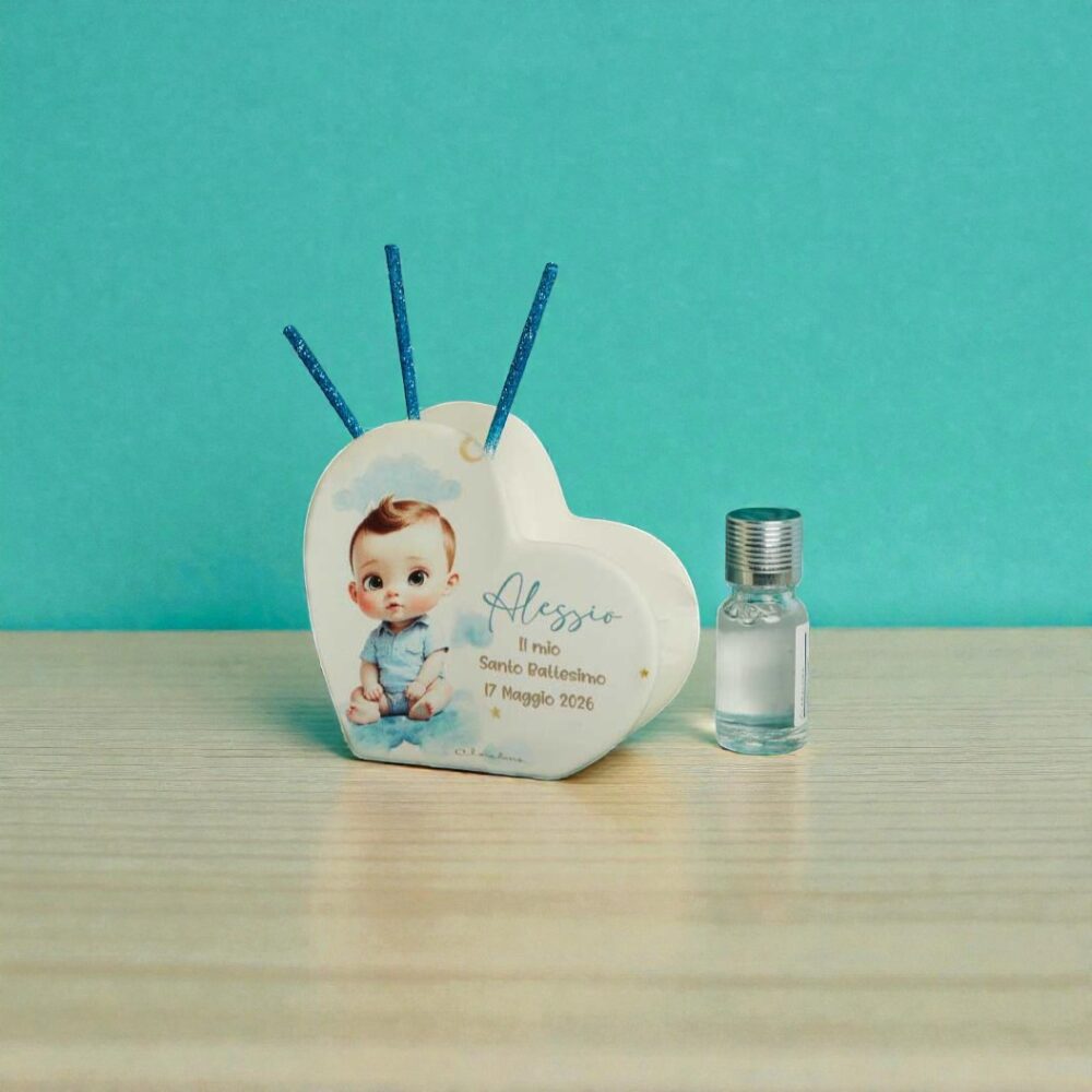 Diffusore cuore bimbo - Bomboniere Claraluna