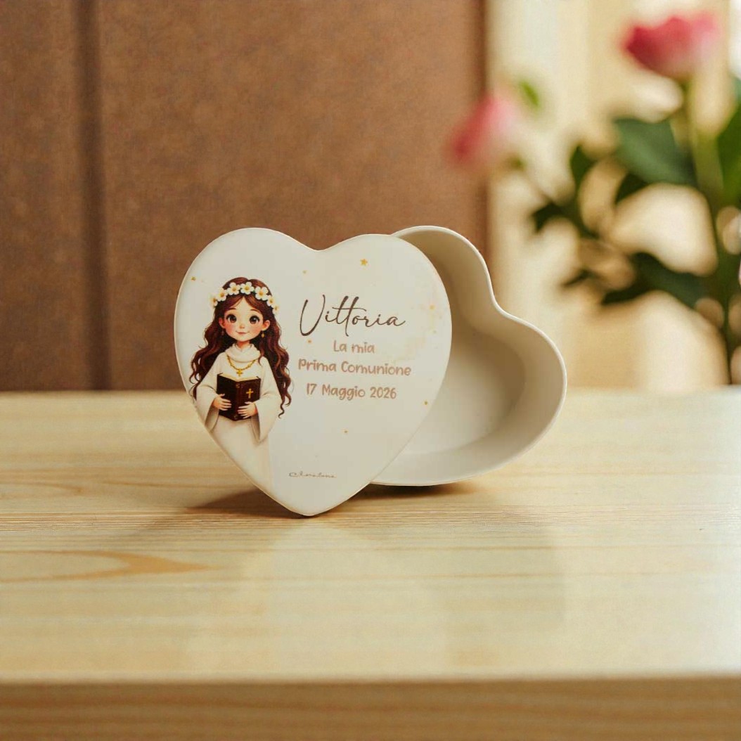 Scatolina Prima Comunione lei - Bomboniere Claraluna