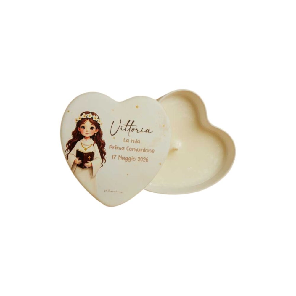 Scatolina candela Prima Comunione lei - Bomboniere Claraluna