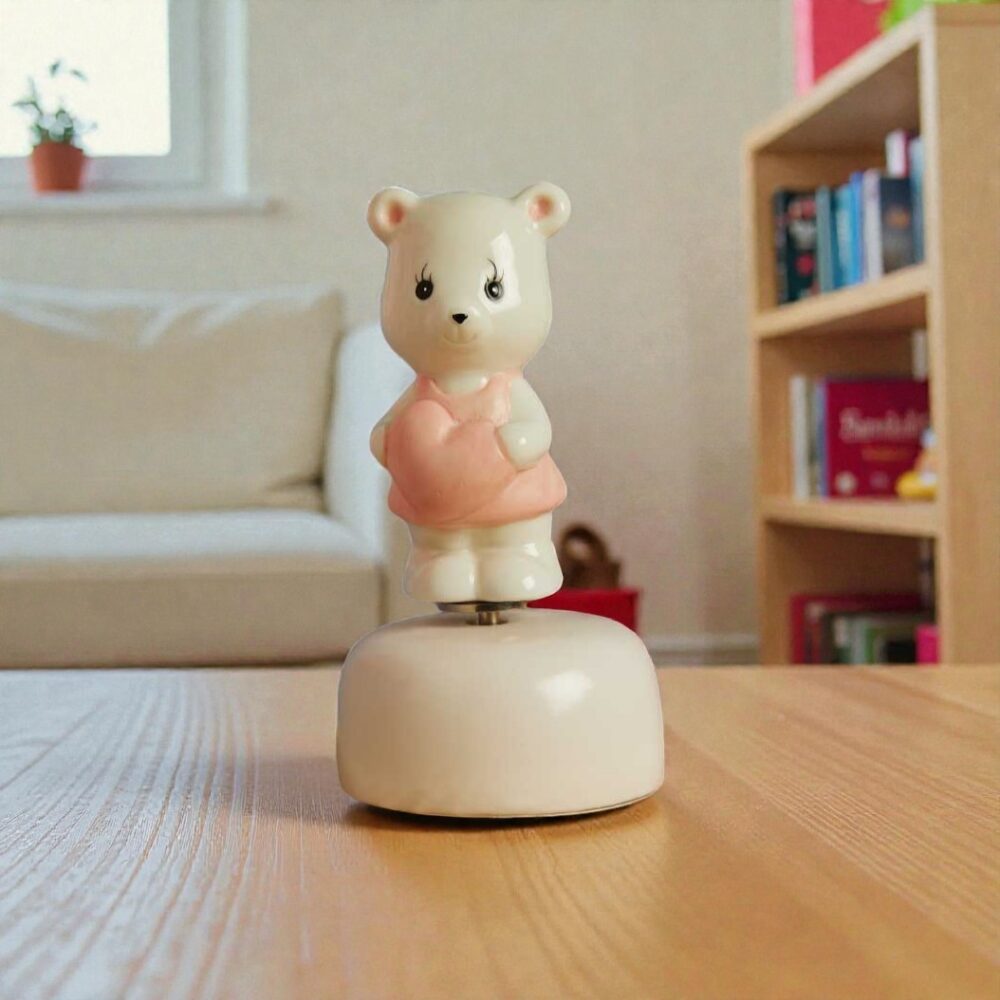 Carillon orsetto rosa - Bomboniere Claraluna