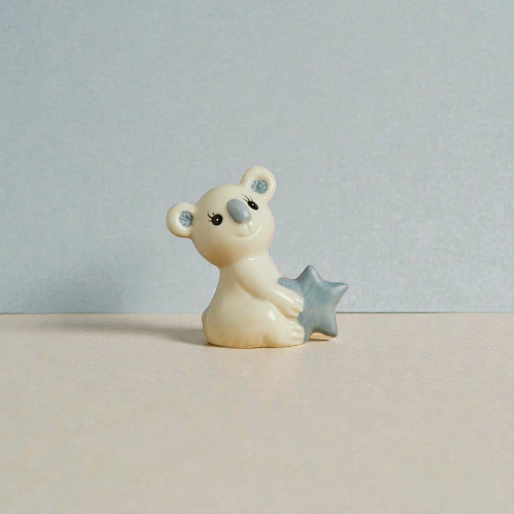 Statuina koala celeste - Bomboniere Claraluna
