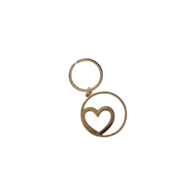 Portachiavi cuore in tre colori - Bomboniere Claraluna