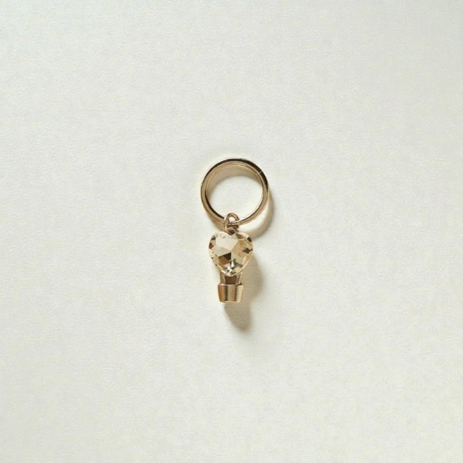 Portachiavi mongolfiera in due colori - Bomboniere Claraluna - immagine 3