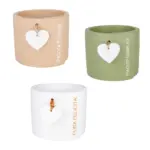 Porta Piante Heart Dm 9,5 H8 Bomboniere ETM