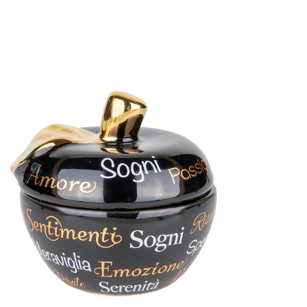Candela Mela Nera Estasi Dm8 H7,5 C/Box Bomboniere ETM