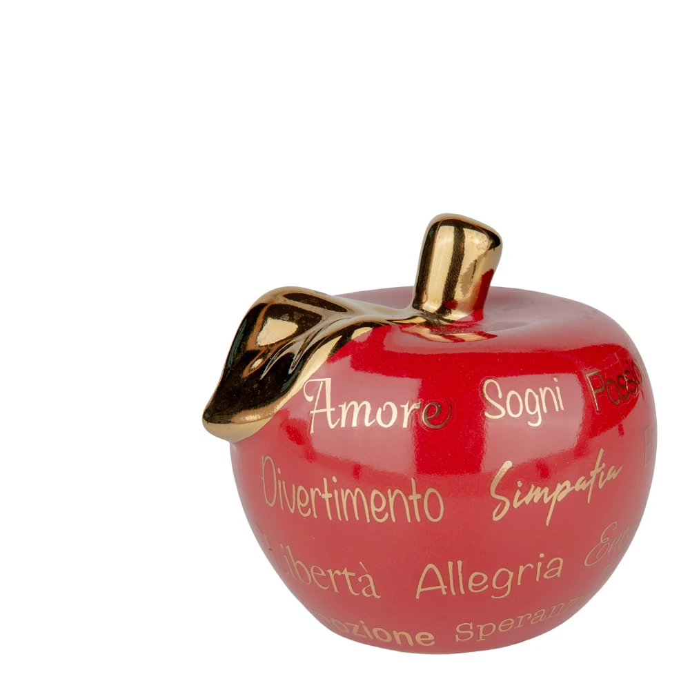 Mela Rossa Estasi Dm9,5 H8,5 C/Box Bomboniere ETM