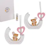Diffusore Orso Palloncino Rosa H10 C/Box Bomboniere ETM
