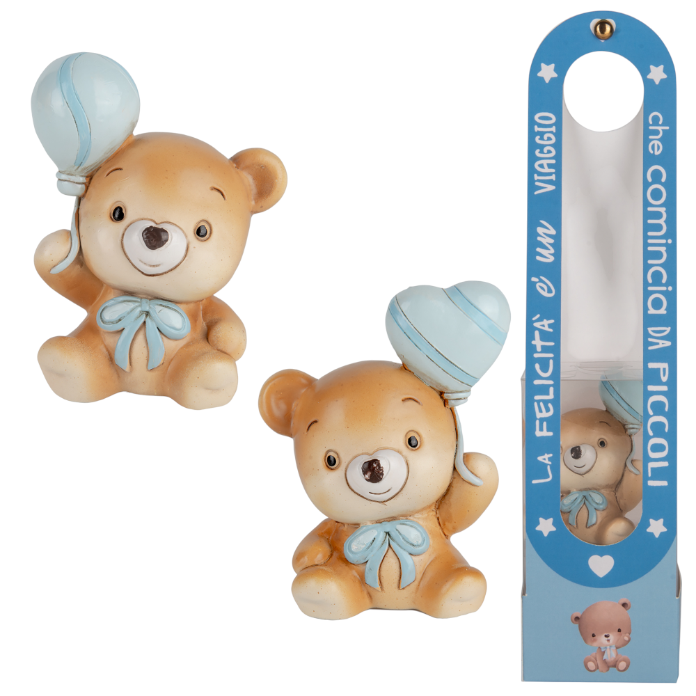 Orso Happy Cielo H7,5 C/Box Bomboniere ETM