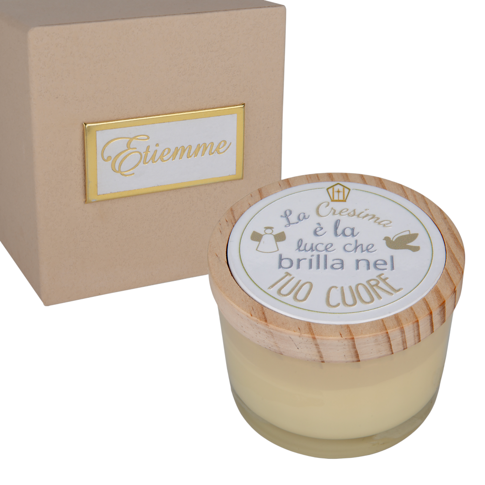 Candela Sfavilla Cresima Dm7,5 H6 C/Box Bomboniere ETM