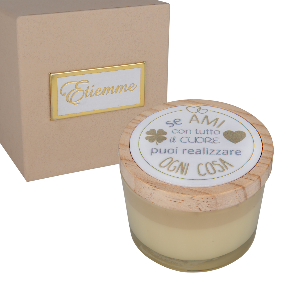 Candela Sfavilla Cuore Dm7,5 H6 C/Box Bomboniere ETM