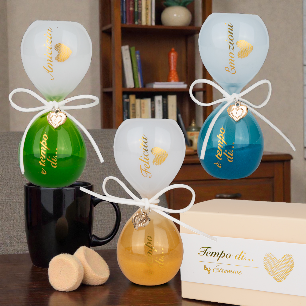 Clessidra Tempo H12 C/Box Bomboniere ETM - immagine 2