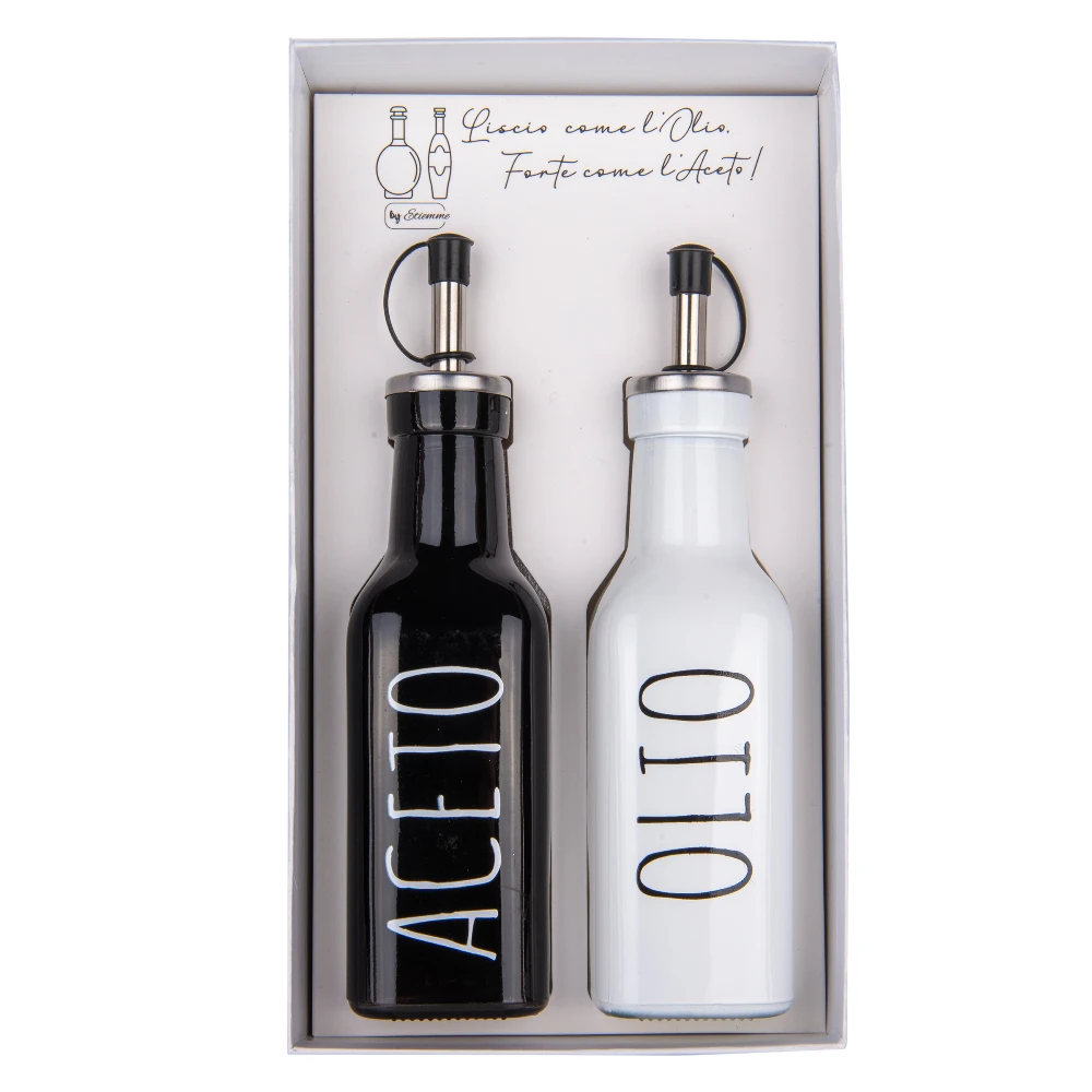 Set Olio/Aceto Chef H19 C/Box Bomboniere ETM