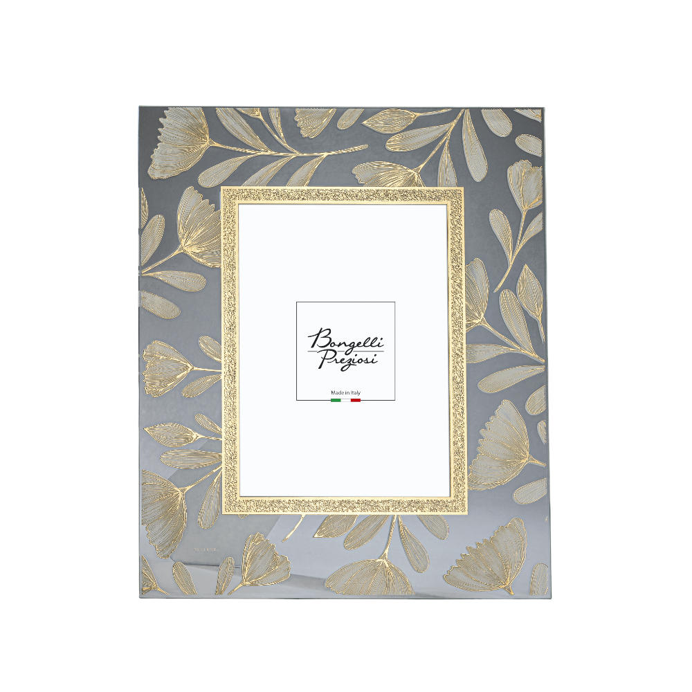 Portafoto tulipani oro 13X18 - Bongelli Preziosi