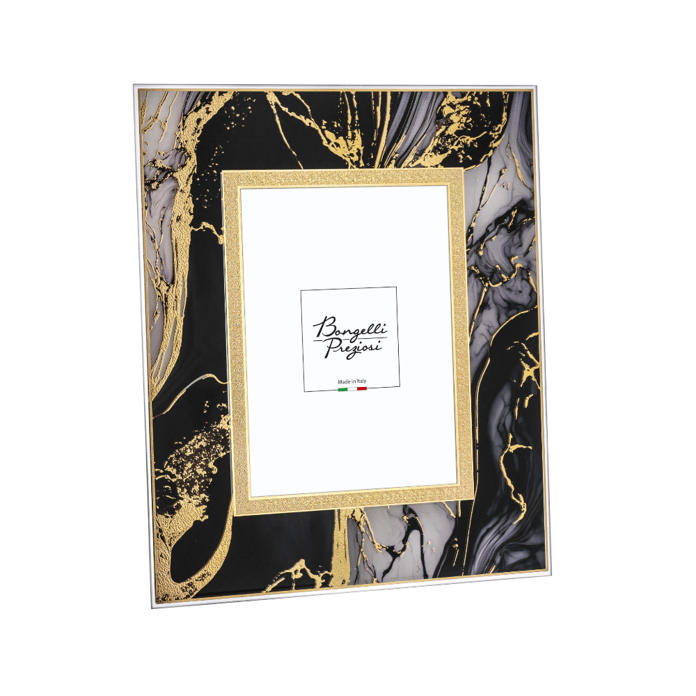 Portafoto Vetro marmo oro 13X18 – Bongelli Preziosi
