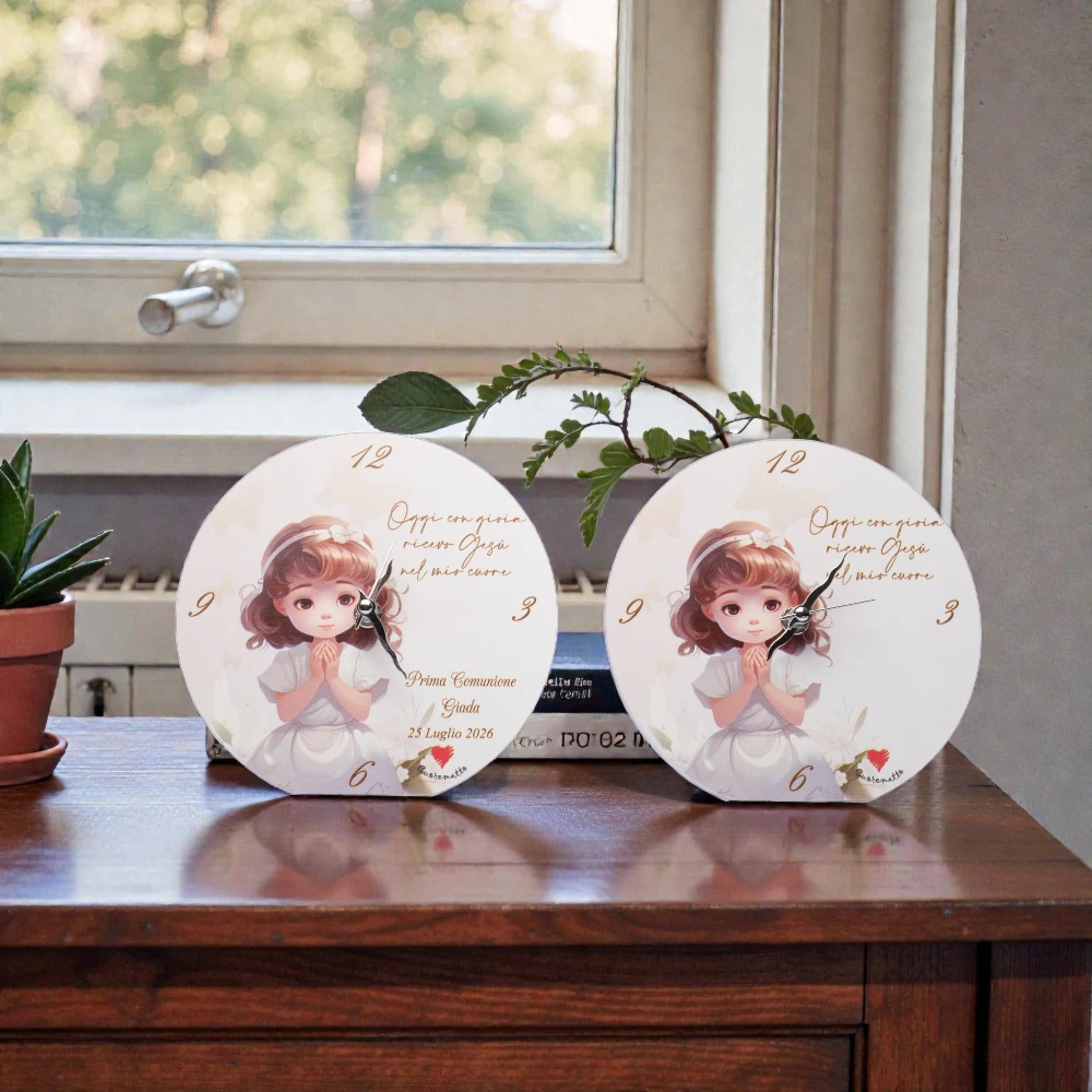 Orologio Comunione 15 cm Femminuccia – Cuorematto - immagine 2