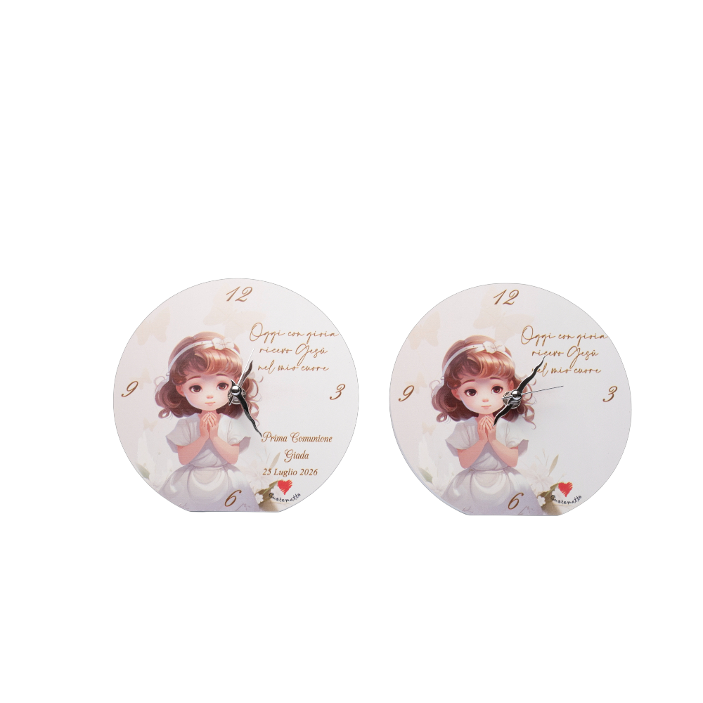 Orologio Comunione 15 cm Femminuccia – Cuorematto