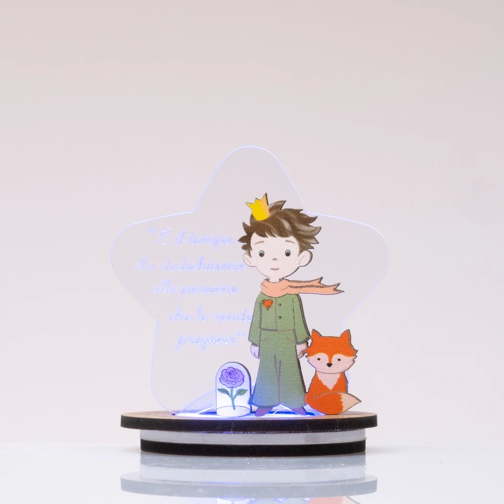 Lampada LED 7x7 Piccolo Principe Cuorematto - immagine 2