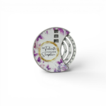 Calendario 12x11cm farfalle rosa