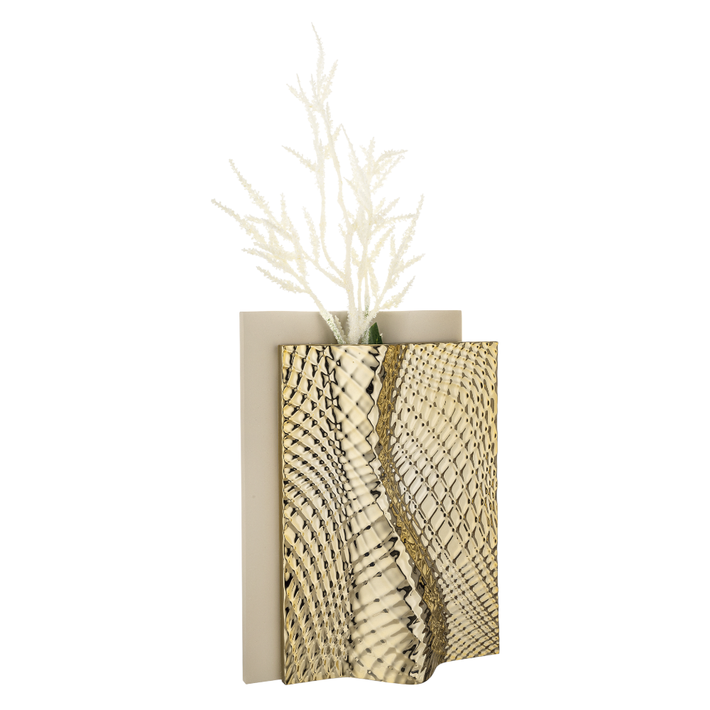 Vaso Ophis H.30 Nocciola Oro – Bongelli Preziosi