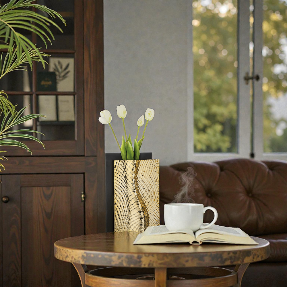 Vaso Ophis H.30 Nero Oro – Bongelli Preziosi - immagine 2