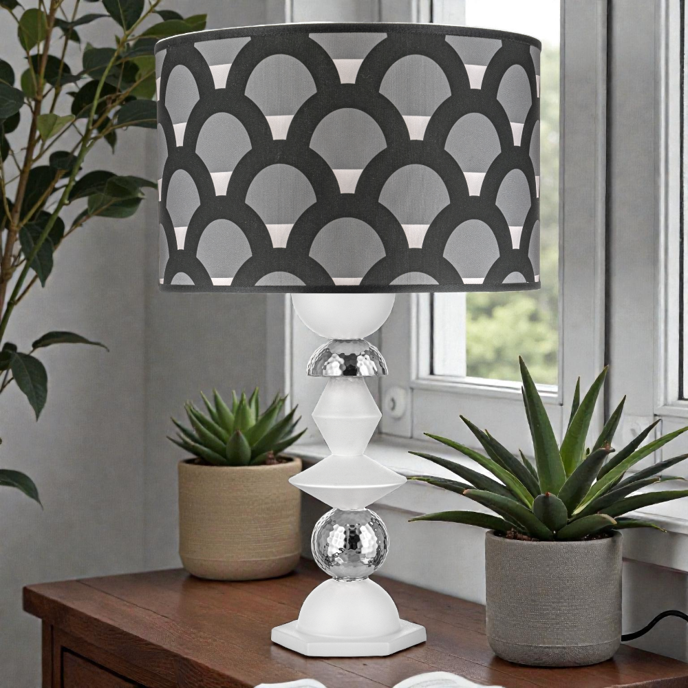 Lampada Liberty Fantasy H.65 Bianca Argento – Bongelli Preziosi - immagine 2