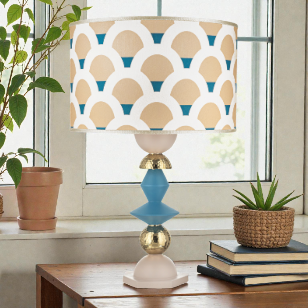 Lampada Liberty Fantasy H.65 Blu Cipria – Bongelli Preziosi - immagine 2