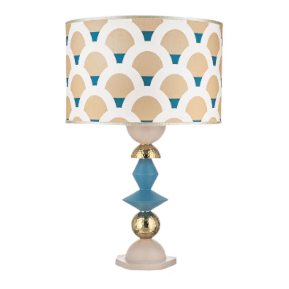 Lampada Liberty Fantasy H.65 Blu Cipria – Bongelli Preziosi