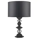 Lampada Liberty H.65 Nera Argento – Bongelli Preziosi