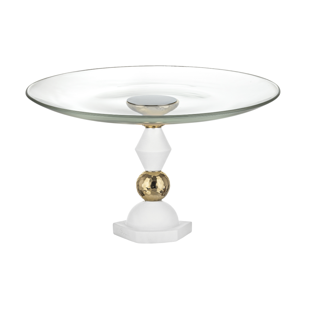 Centrotavola Liberty D.28 Bianco Oro – Bongelli Preziosi