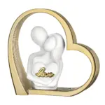 Scultura coppia cuore oro love 24x25 – Bongelli Preziosi