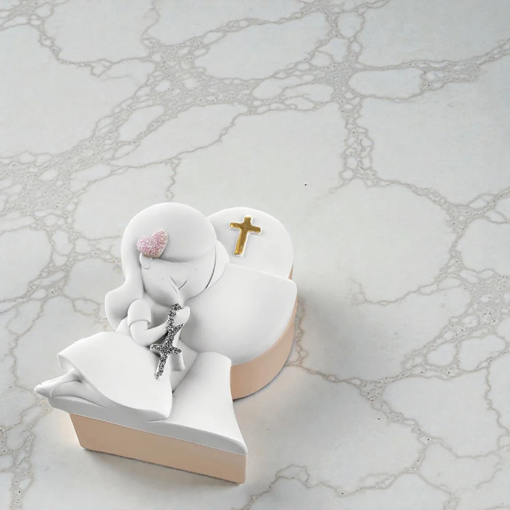 Scatolina Comunione Bimba 8x6 Cipria – Bongelli Preziosi - immagine 2