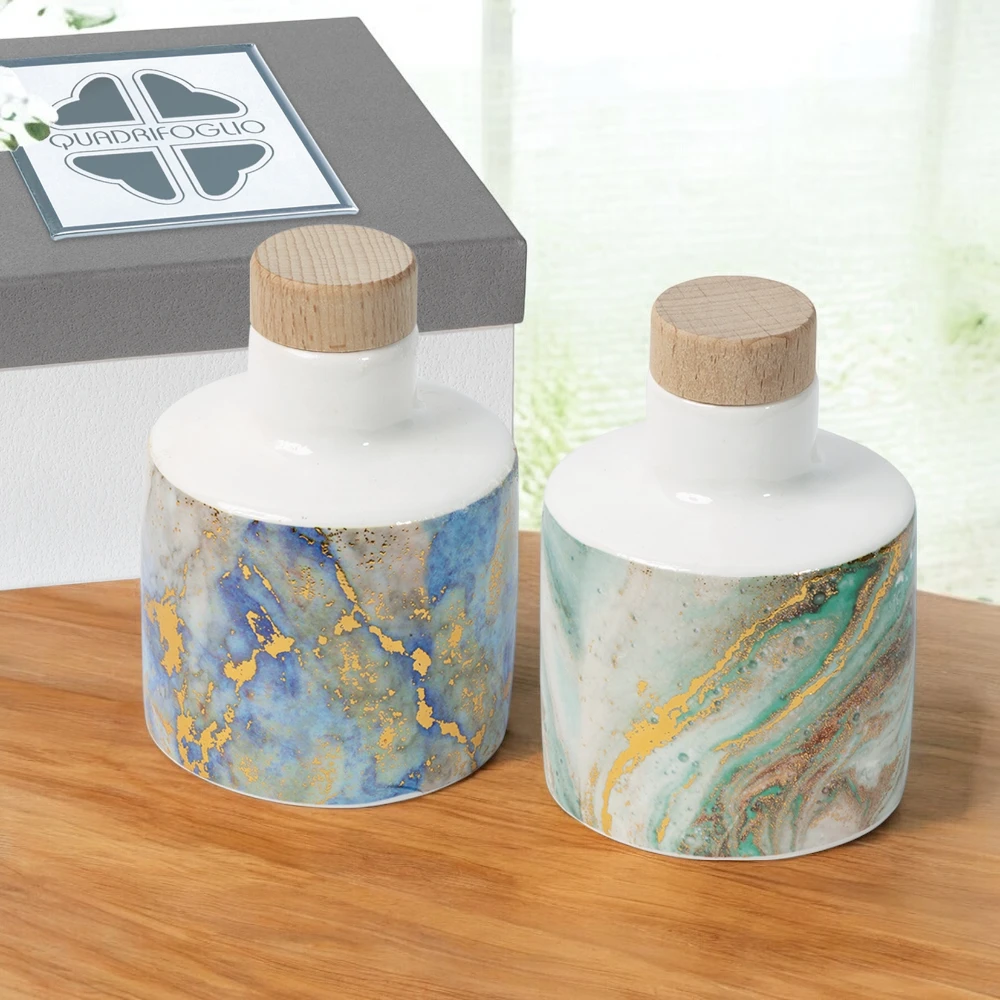 Oliera - Bronzo - Bomboniere solidali Quadrifoglio - immagine 2