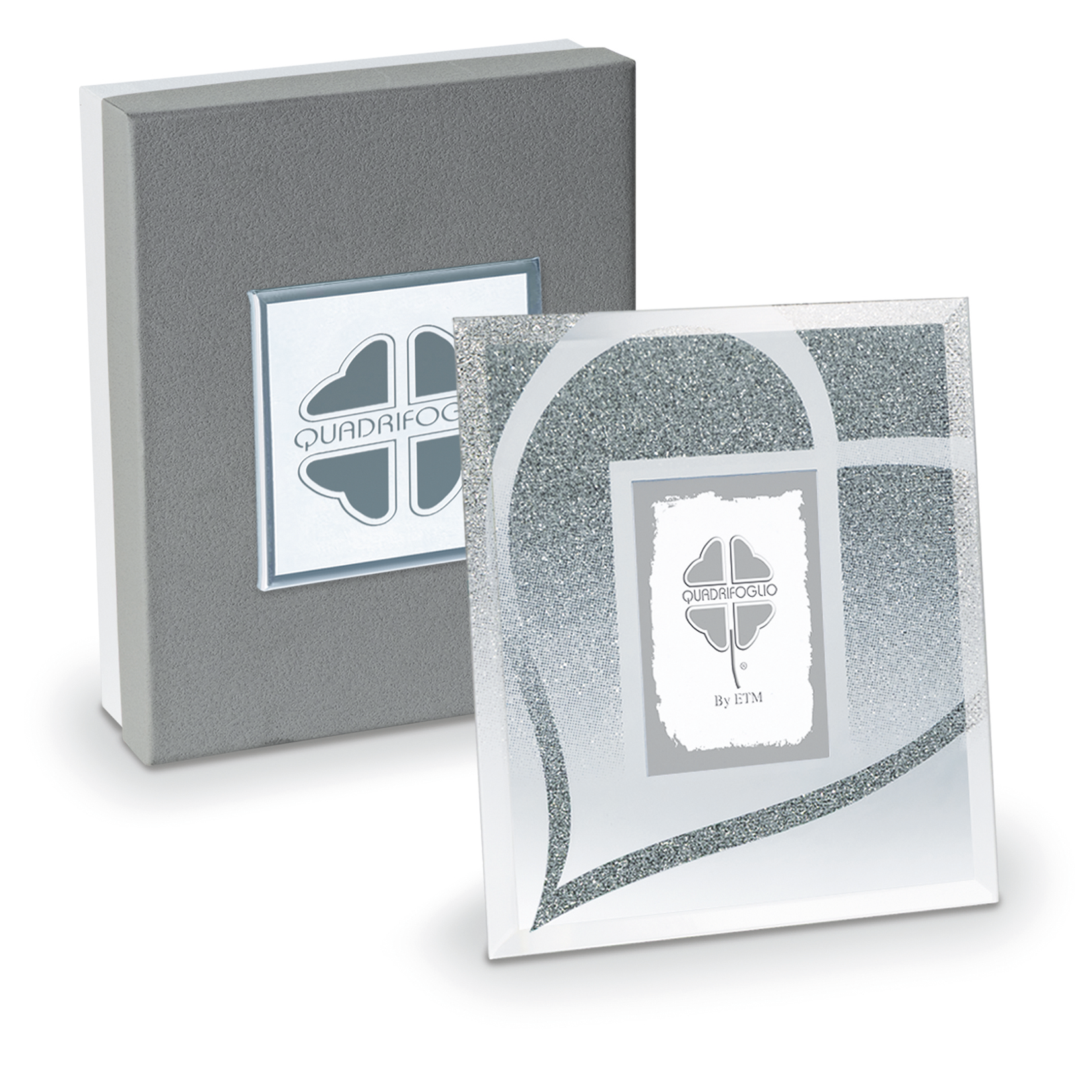 Portafoto collezione Diamante cm 13x15 - Bomboniere solidali Quadrifoglio