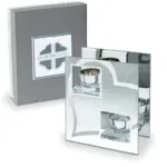 Portafoto T-light collezione Diamante cm 13x7 h16 - Bomboniere solidali Quadrifoglio