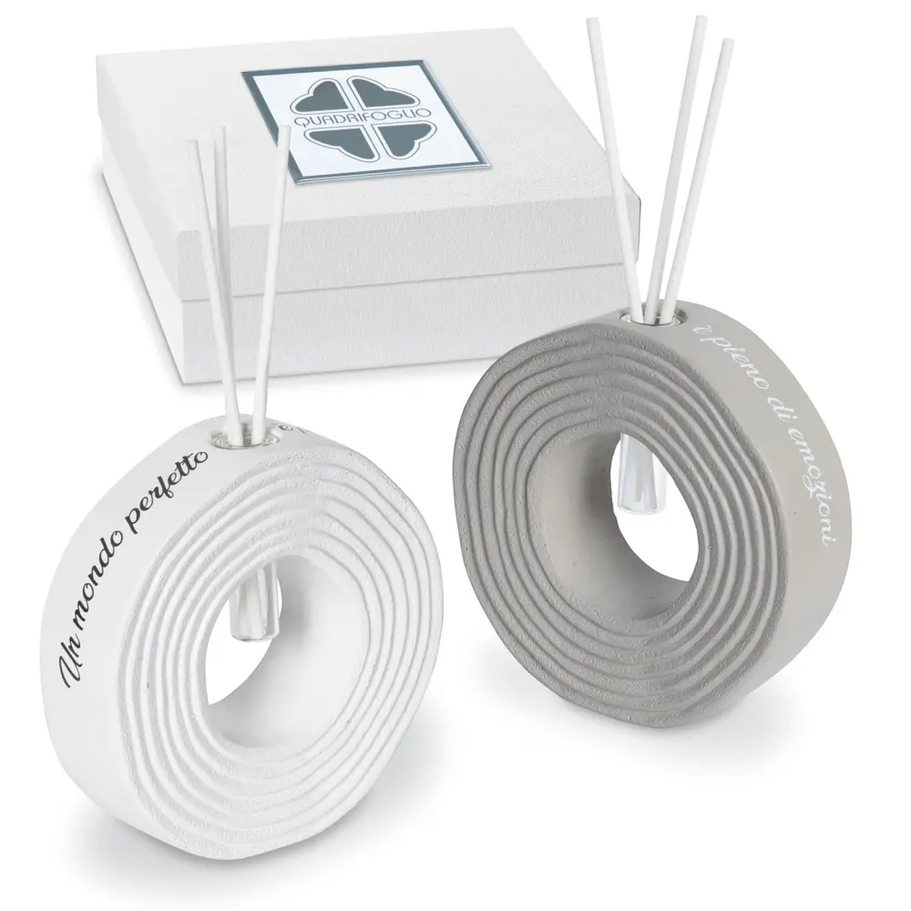 Diffusore ambiente cm11x11-collezione Rubino- Bomboniere solidali Quadrifoglio