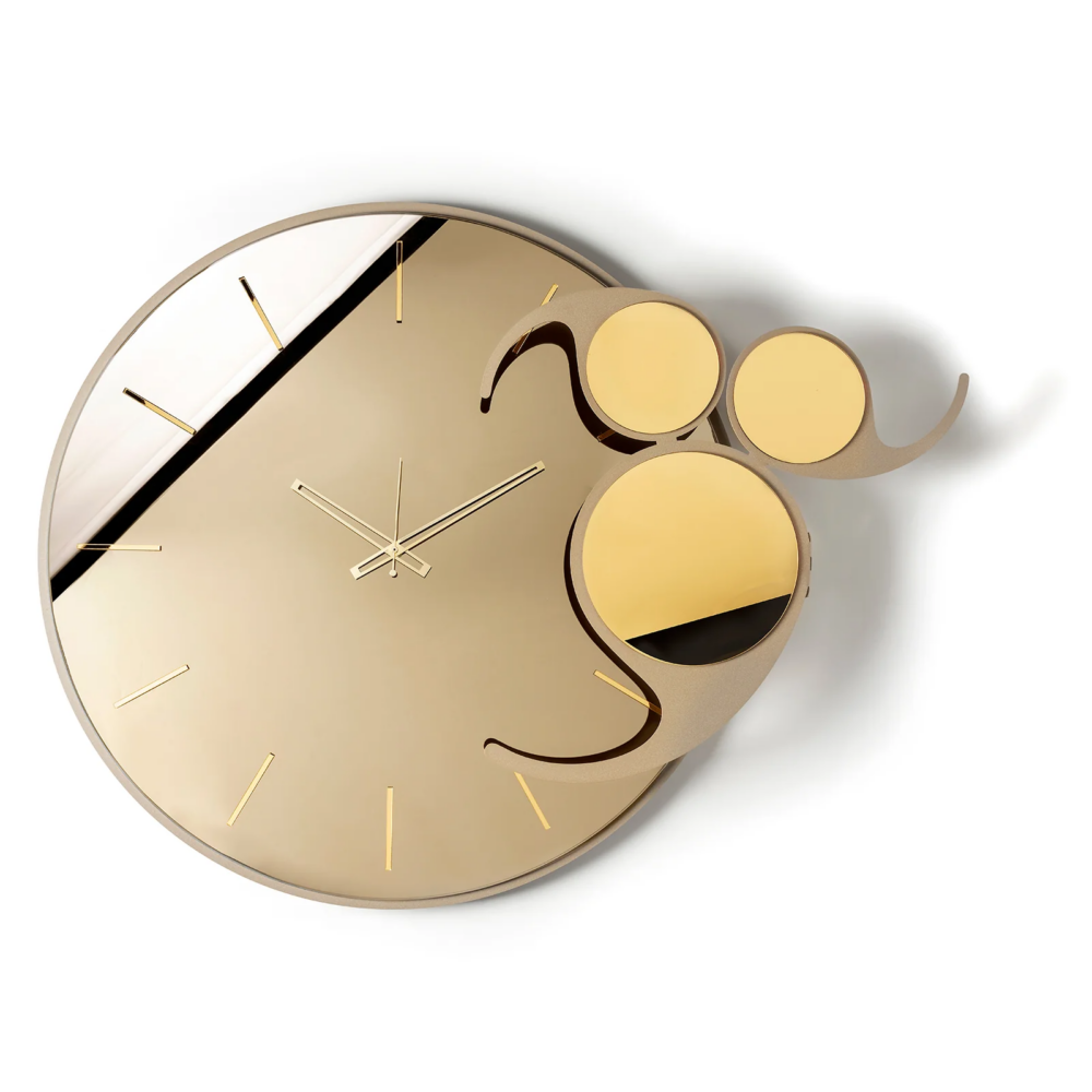 Orologio specchio da parete Apostrofo - Arti & Mestieri