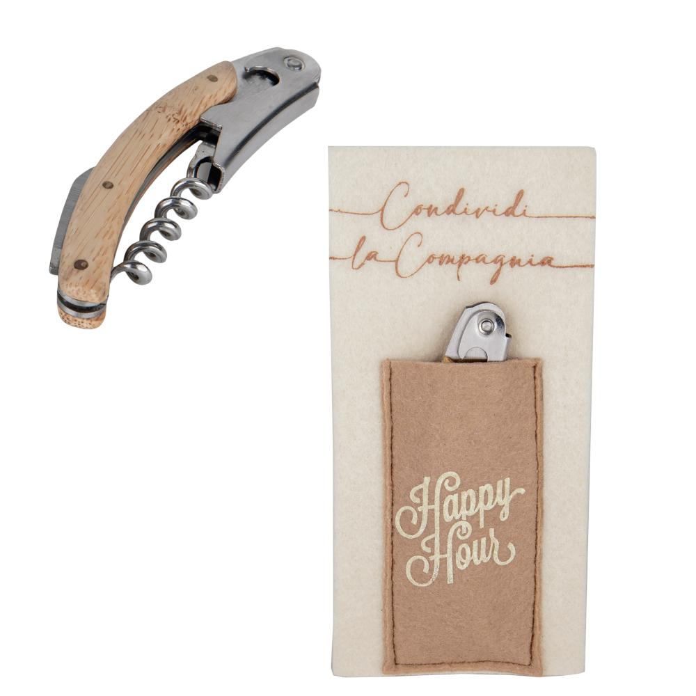 Cavatappi Gourmet Cm11 C/Pocket (9x19) Bomboniere ETM