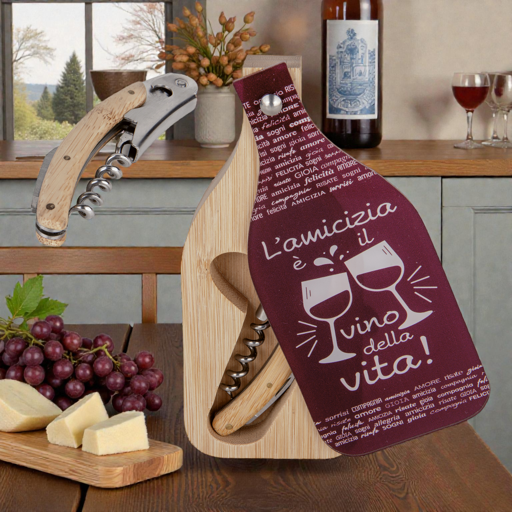 Cavatappi Bordeaux Cm11 Bottle (7,5x17) Bomboniere ETM - immagine 2