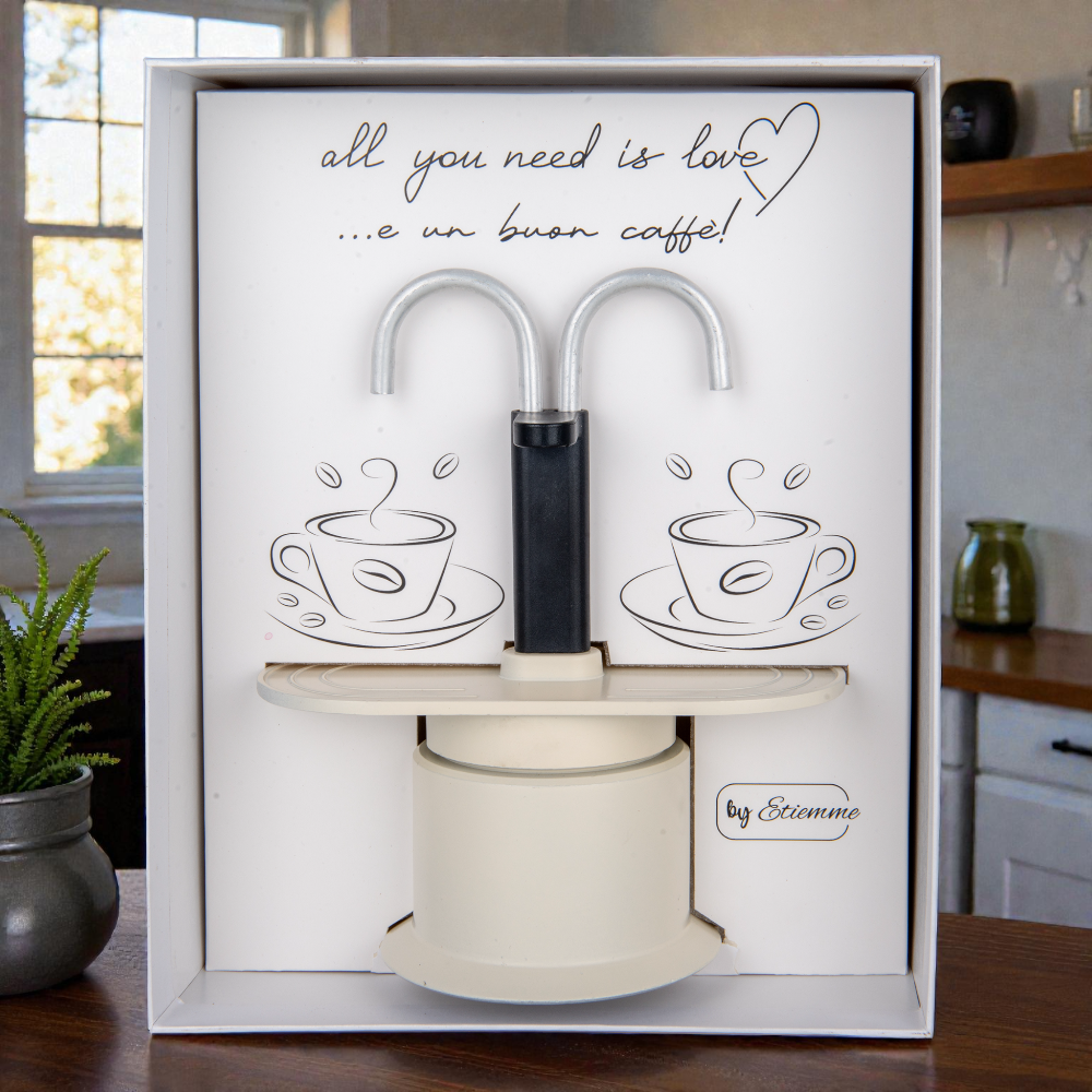 Caffettiera 2 Tazza Chicco H16 C/Box Bomboniere ETM - immagine 2