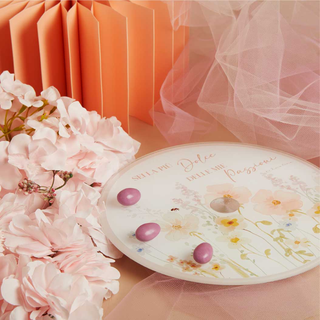 vassoio girevole in vetro