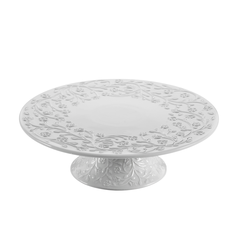 Alzata Porcellana Rose Dm25,5 x H8 Bomboniere Fantin