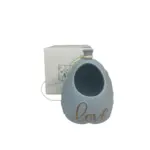 Portapiantina Palloncino Cuore Celeste con scritta Love con Scatola Bomboniere AD