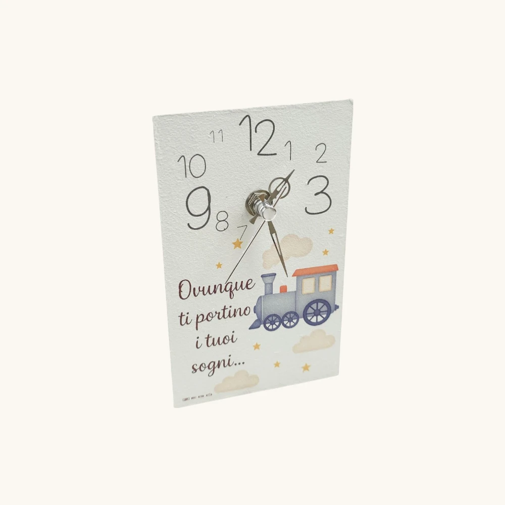 Orologio Grande Serie Trenino Bomboniere Negò