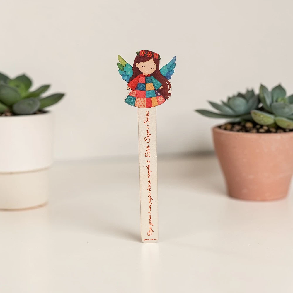 Segnalibro Angelo Multicolor "Serie Angioletti" Bomboniere Negò - immagine 2