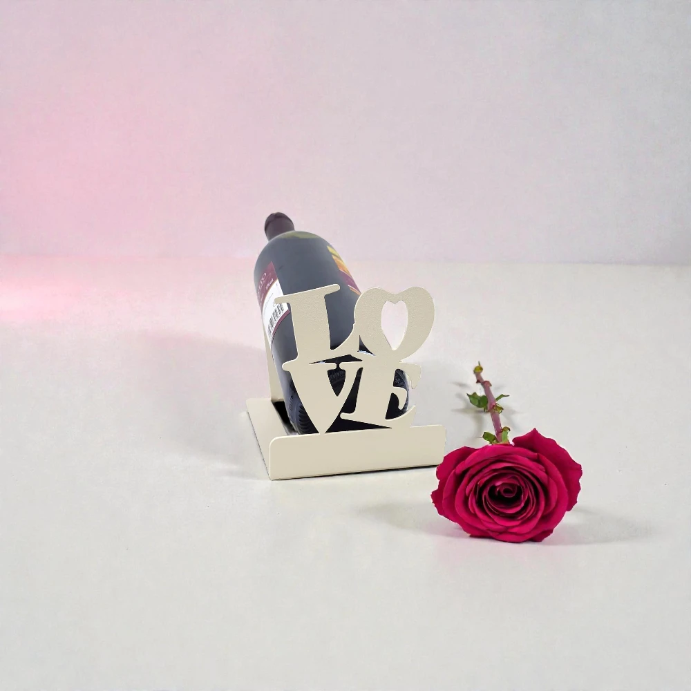 Porta Bottiglia Avorio Love Bomboniere Negò - immagine 2