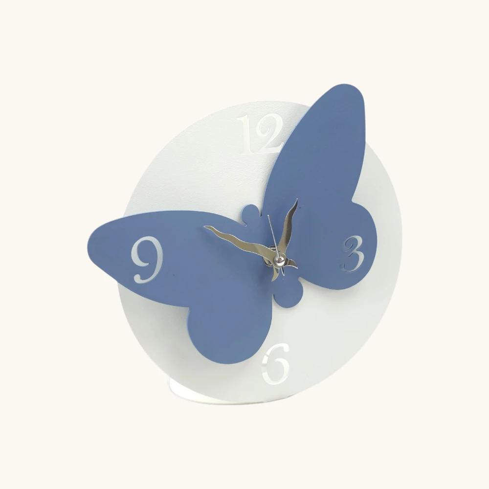 Orologio Grande Farfalla Blu Serie Aurora Bomboniere Negò