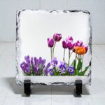 Foto su pietra quadrata personalizzata con immagine