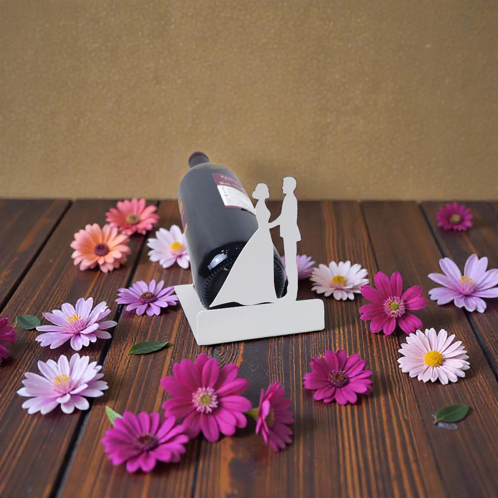 Porta bottiglia Bianco Sposi Bomboniere Negò - immagine 2