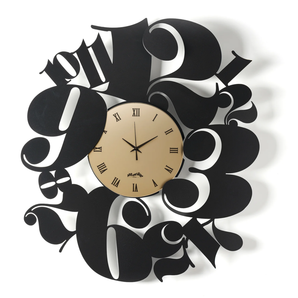 Orologio moderno Bodoni - Arti & Mestieri